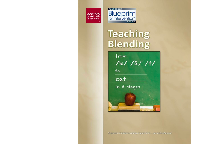 Book cover titled Teaching Blending.