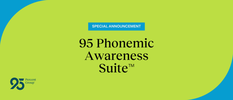 95 Percent Group Phonemic Awareness Suite Announcement