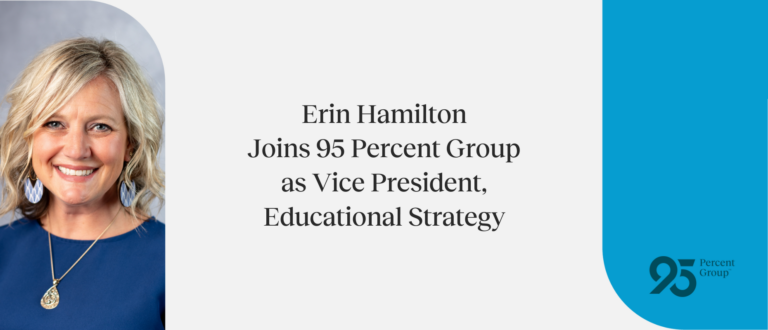 Erin Hamilton, EdD, Joins 95 Percent Group as Vice President, Educational Strategy