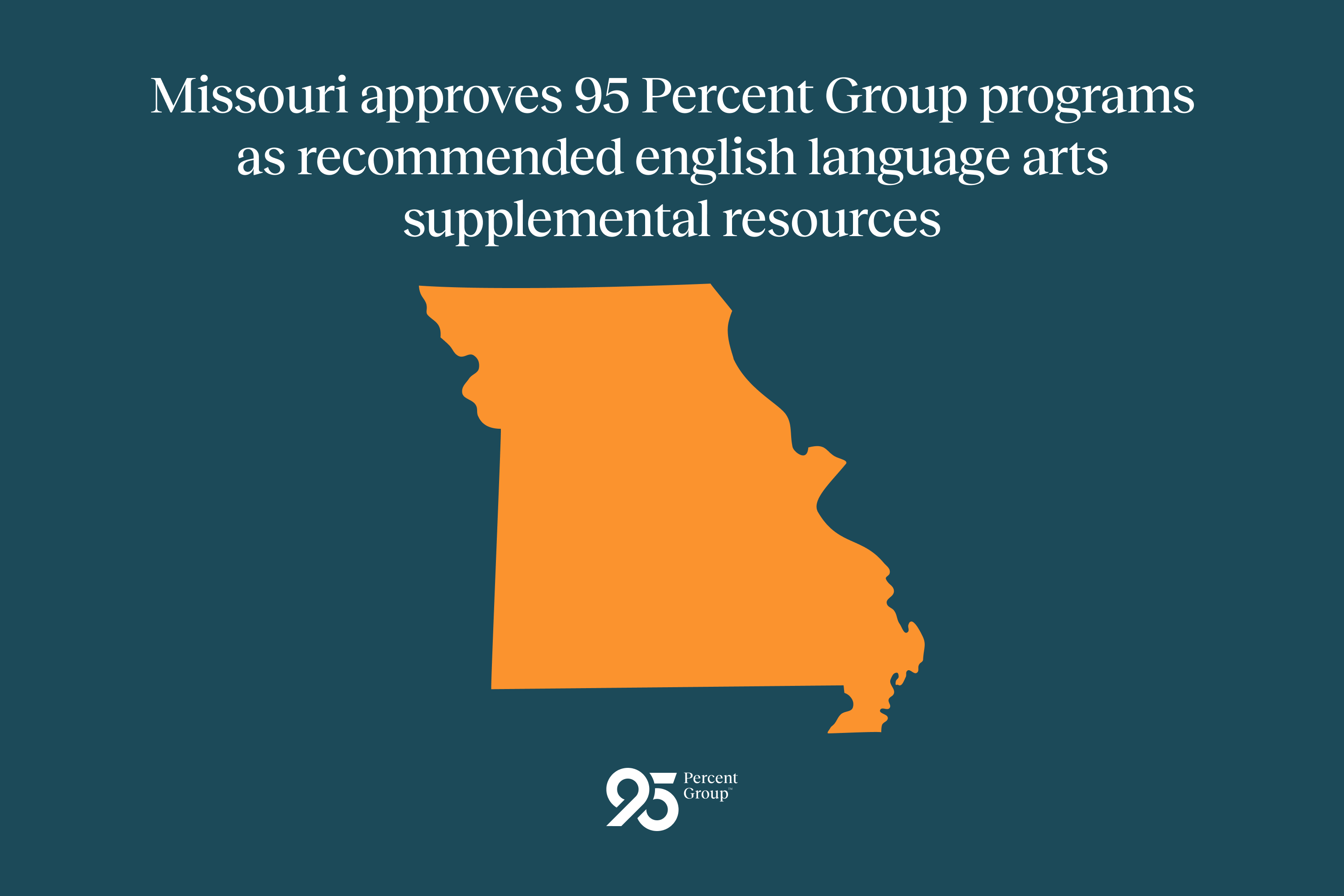 Missouri approves 95 Percent Group programs as recommended English ...