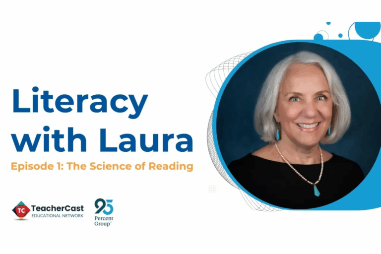 Cover image for Literacy with Laura TeacherCast podcast series