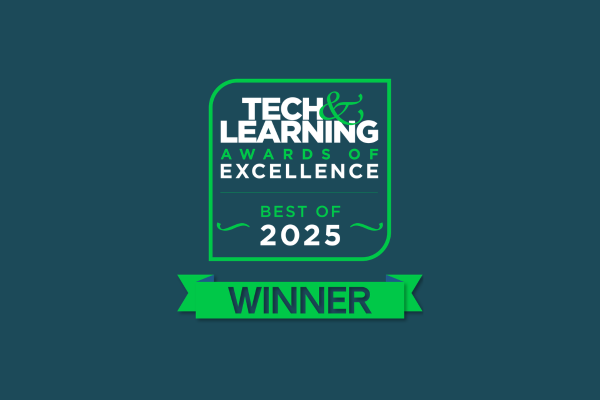 Tech & Learning’s Best of 2025 Award badge